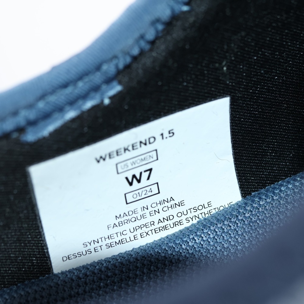 Vessi Womens Weekend 1.5 Sneakers Size 7 Waterproof Blue Lace Up Comfort Shoes - Picture 14 of 17
